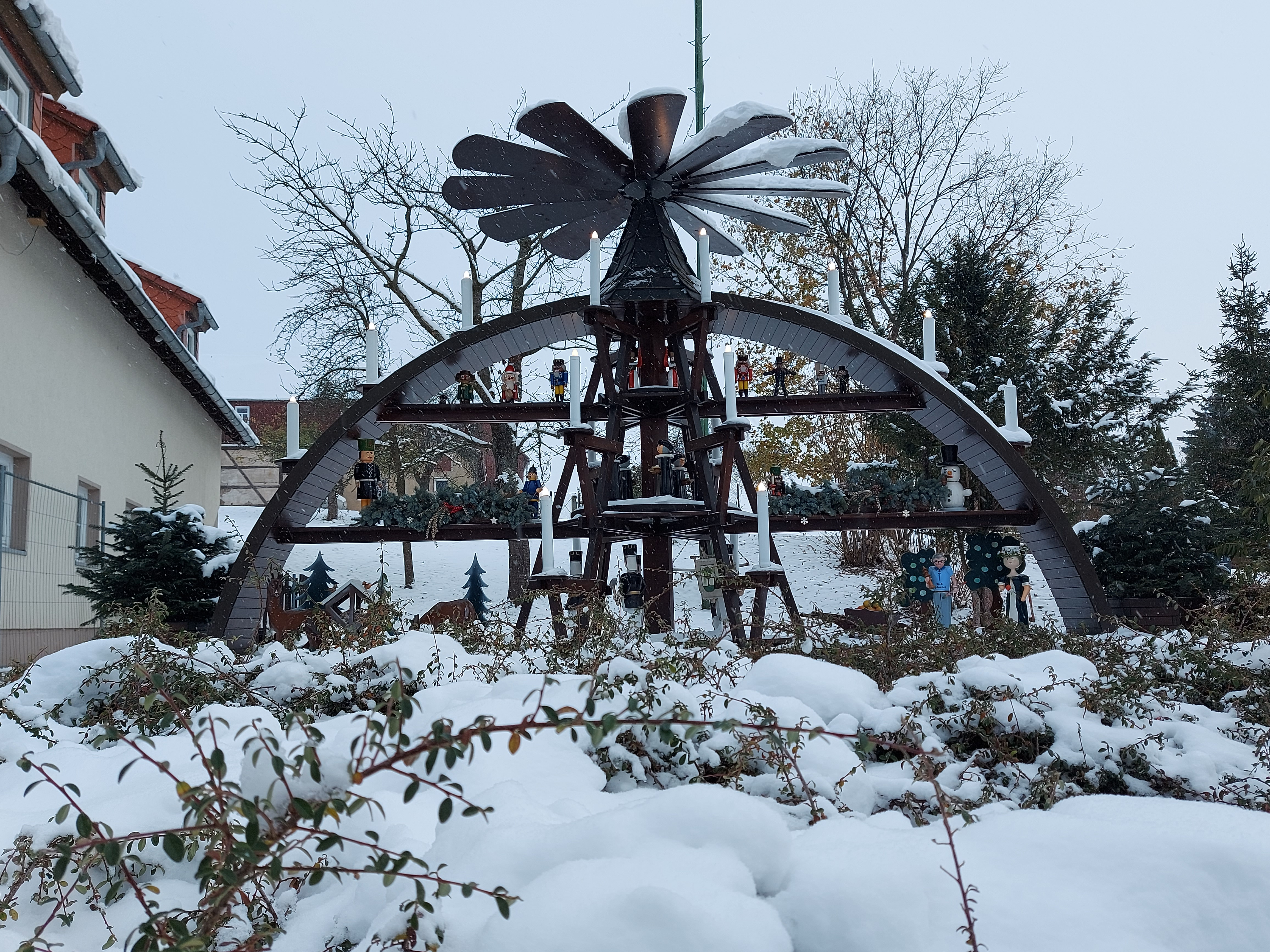 Pohrsdorfer Schwibbogen im Schnee
